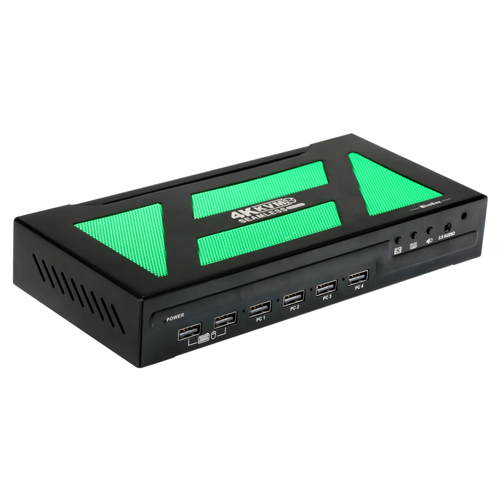 4x1 бесшовный HDMI переключатель 4K Quad Multiviewer с аудио экстрактором для ПК DVD TV Box |