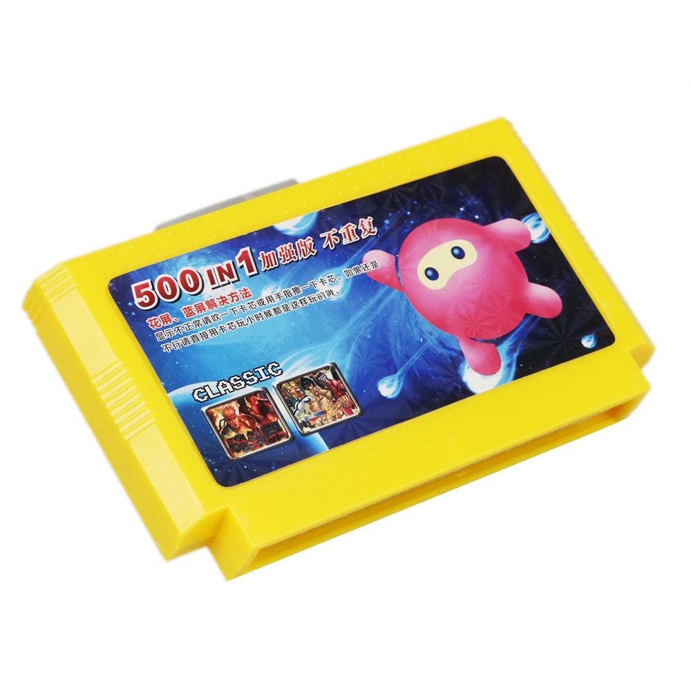 500 в 1 классическая игровая консоль F C Games Collection 8 Bit 60 Pins картридж для игровых карт