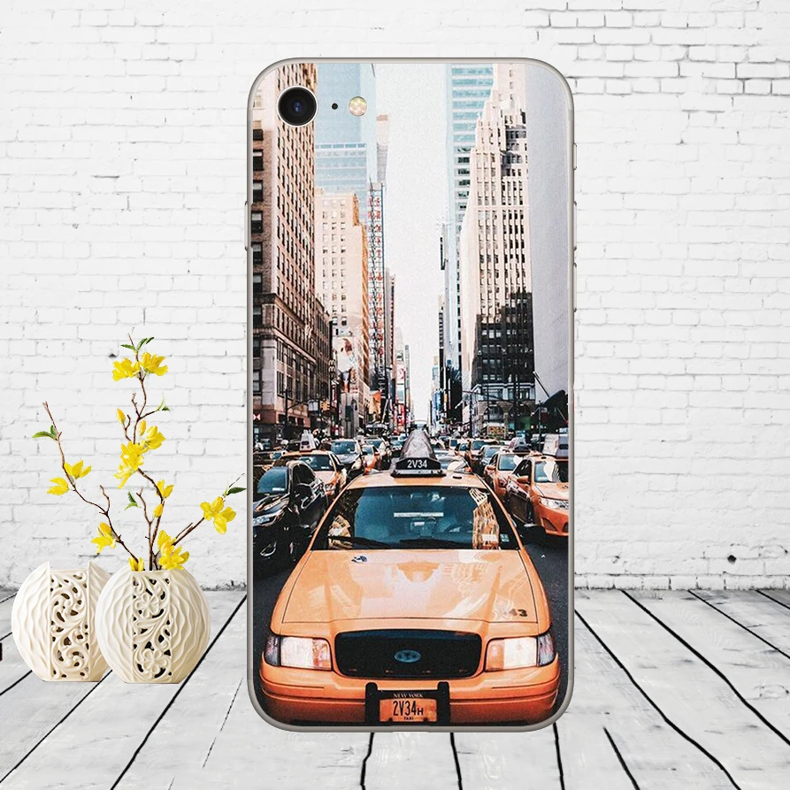 175DD Нью-Йорк Сити Мягкий силиконовый чехол для iPhone 5 5S SE 6 6s 8 plus 7 7 Plus X XS SR MAX чехол - Цвет: 5
