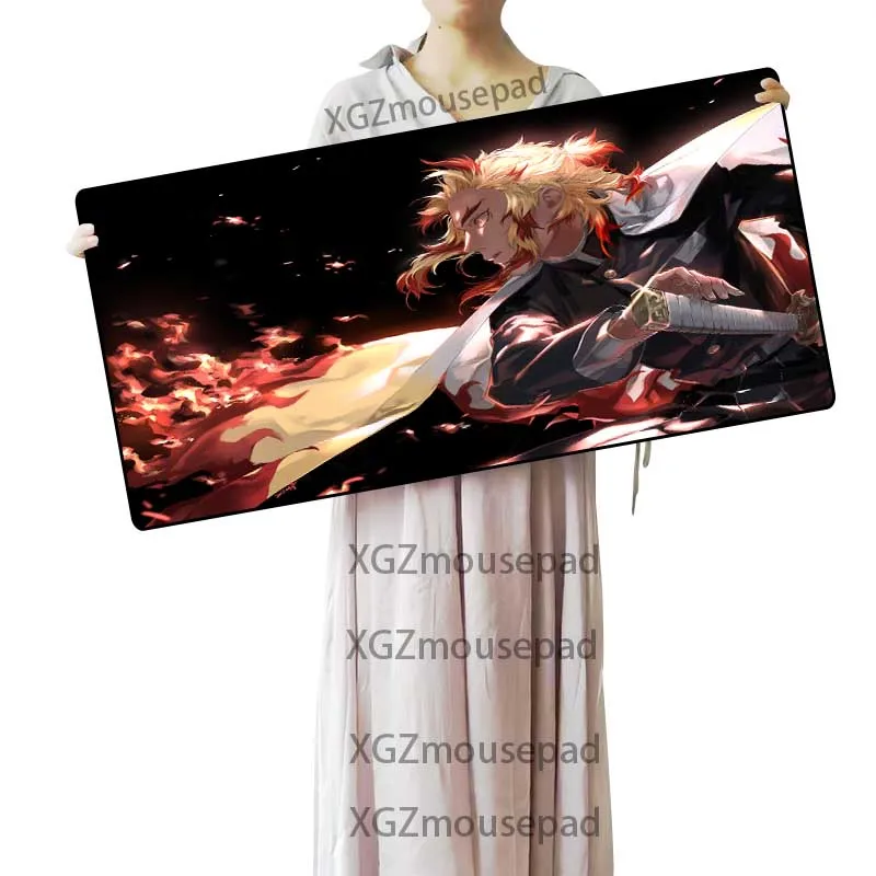 Большой игровой коврик для мыши XGZ с Черным Замком компьютерного стола в стиле