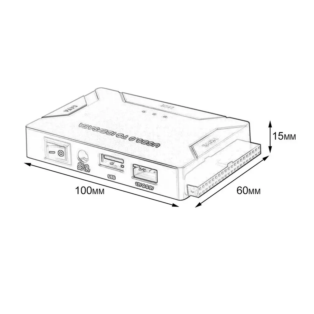 Адаптер для внешнего жесткого диска USB 3 0 в IDE/SATA конвертер 5 Гбит/с Поддержка Plug &amp