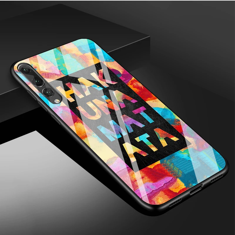 Чехол из закаленного стекла для Huawei P30 P40 P20 Lite Pro P smart 2019 Mate 20 30 | Мобильные телефоны
