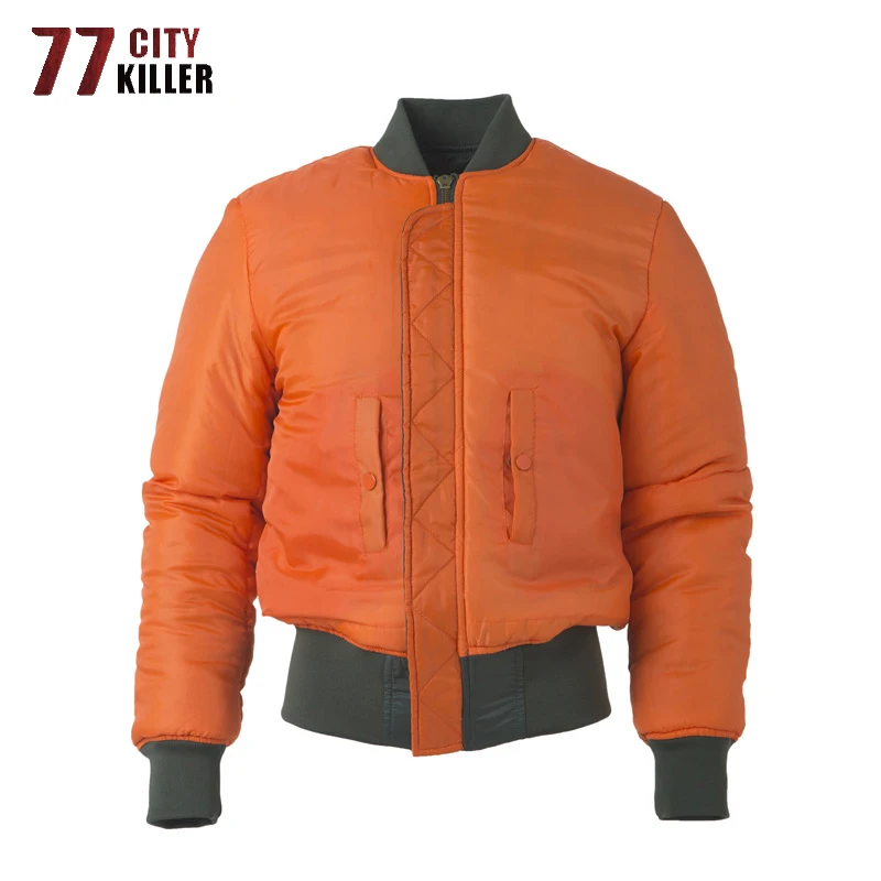 Куртка-бомбер мужская зимняя двусторонняя утепленная бейсбольная в стиле