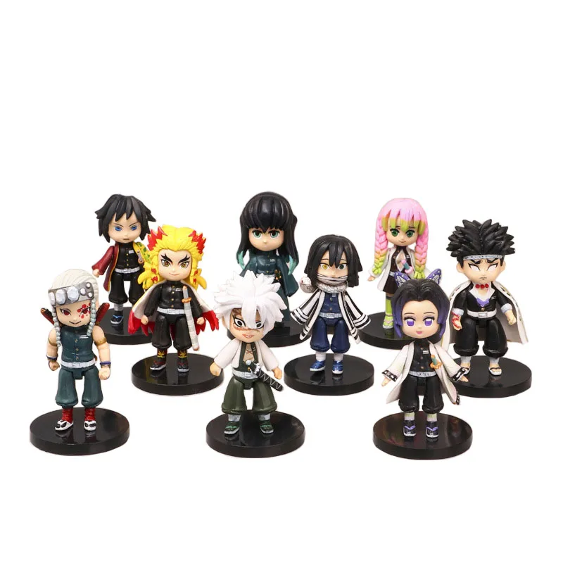 

Figurine Demon Slayer Figure Christmas 9 Style/Set Calendar 2022 Q Version Kawaii PVC Toys for Children Gifts 16 Years Old Anime