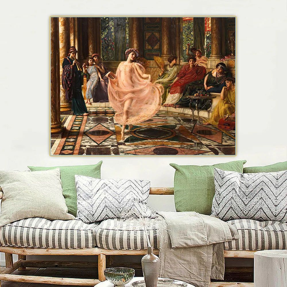 Citon Эдвард Джон понайтер 》 ионийский танц картина маслом на холсте