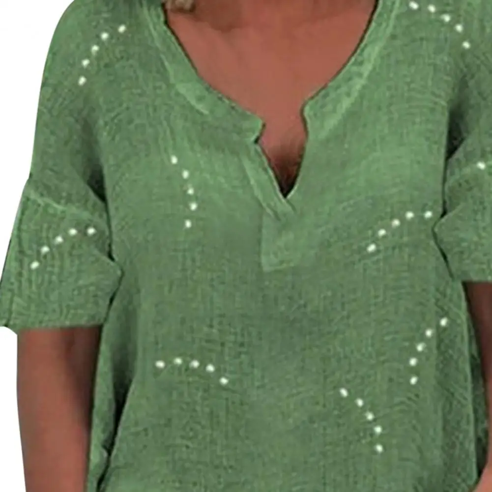 Женская футболка с коротким рукавом однотонная жилетка v-образным вырезом и