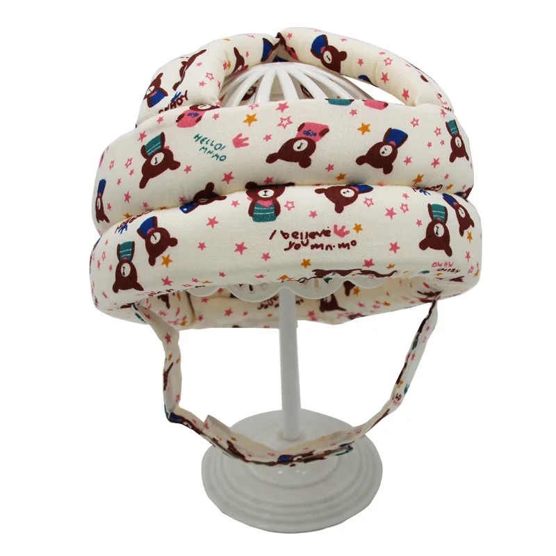 

Детский хлопковый защитный шлем, удобная и безопасная шапка для ползания, для детей от 6 мес. до 3 лет