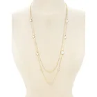 Мода двойной Слои жемчужное ожерелье творческая личность Простой: золото, серебро Цвет Длинная цепочка на свитер ожерелье ювелирные изделия