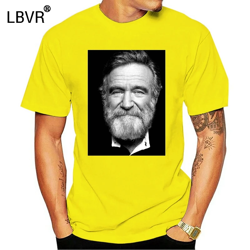 Мужская футболка Робин Уильямс 1 новая Повседневная с коротким рукавом для