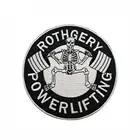 Нашивка С Вышивкой черепа, для одежды, для мотоциклистов