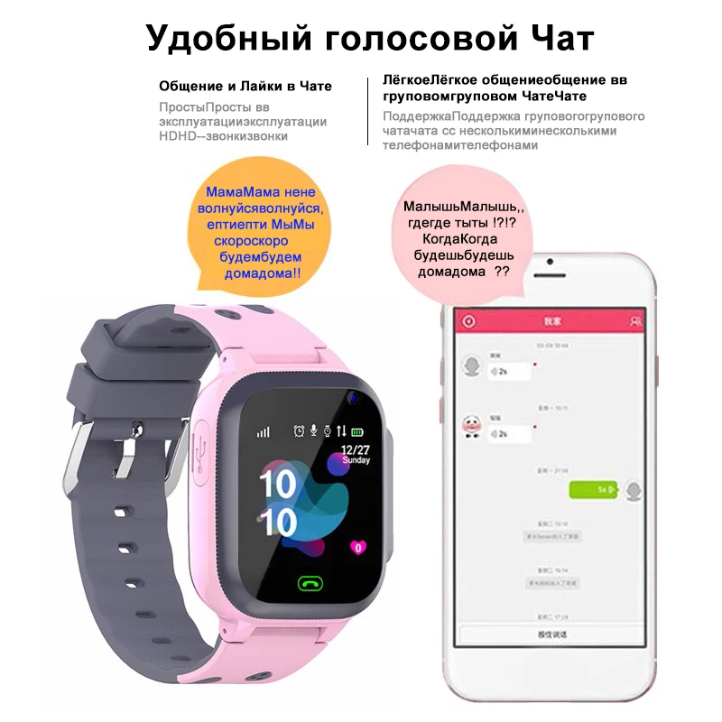 Детские Смарт-часы для детей, SOS, анти-потеря, водонепроницаемые Смарт-часы для детей, 2G, sim-карта, часы с отслеживанием местоположения
