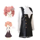 Костюм для косплея Inu x Boku SS, рубашка + юбка + галстук-бабочка + парики, полный комплект, школьная Униформа Roromiya Karuta