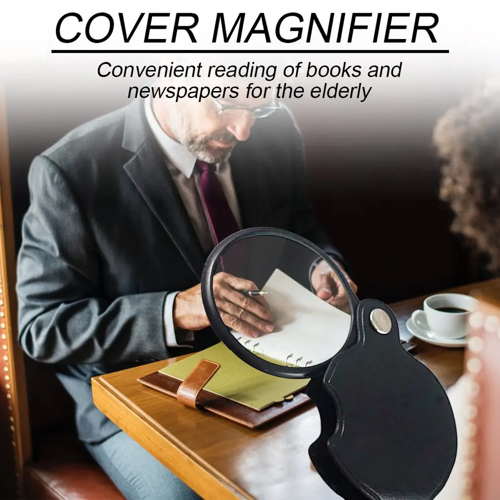 

Lightweight 5X Foldable Design Binoculars Magnifier Glasses LED Magnifying Glass for Jewelry Tool Repair