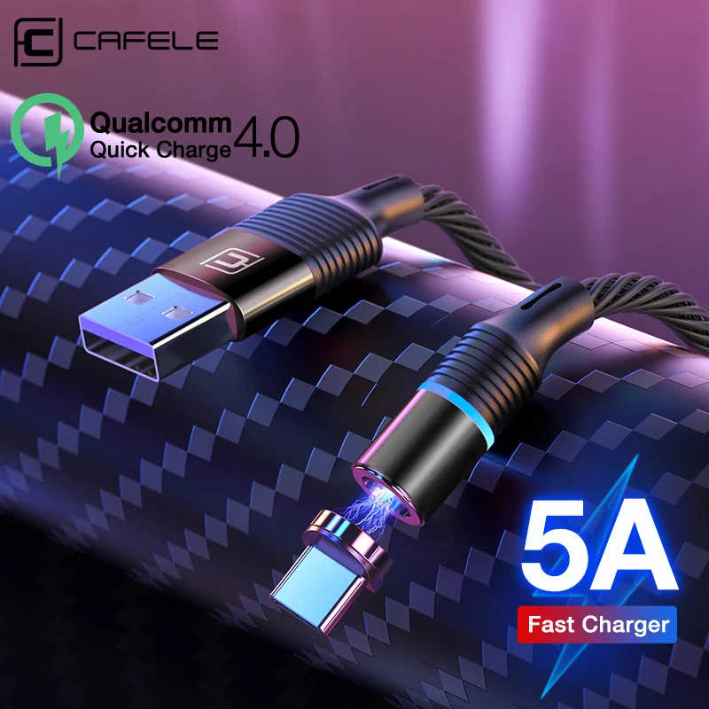 Магнитный USB кабель для быстрой зарядки Huawei P30 P10 Mate 20 Pro Lite 5 А|Кабели мобильных