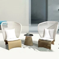 outdoor tables and chairs simple designer rattan garden patio balcony hotel engineering sofa rattan furniture rattan kit