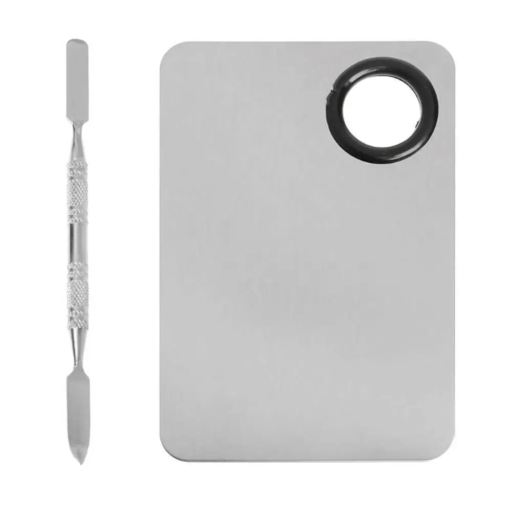 1 шт. стальная Палитра для краски лоток акварели материалы масляных и акварельных