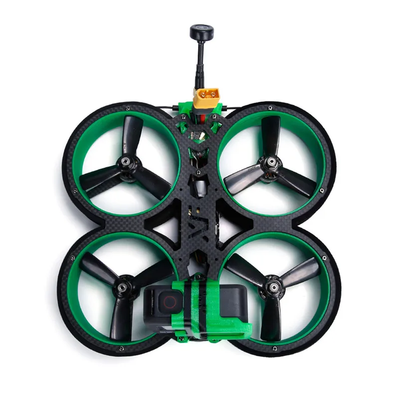 Квадрокоптер iFlight Green Hornet 3 дюйма 142 мм 300 МВт VTX encex E Mini F4 Caddx EOS2 CineWhoop FPV Racing Drone