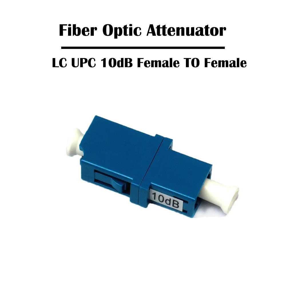 10 шт. оптический аттенюатор LC фланец волокно 3dB 5dB 10dB 15dB SM однорежимный Simplex FTTH