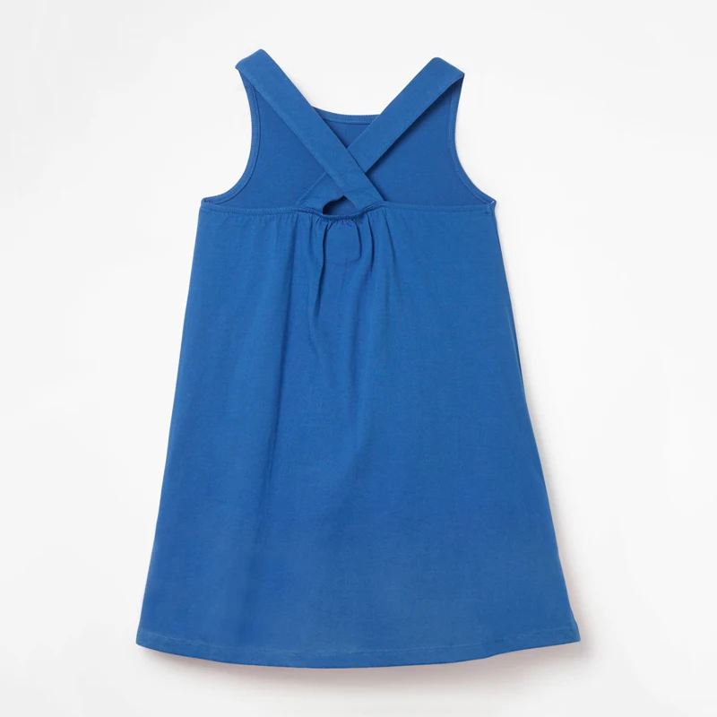 Платье без рукавов с аппликацией в виде животных для девочек 2-7 лет | Детская