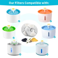 replacement activated carbon filter for cat water drinking fountain replaced filters flower pet kitten round fountain dispenser