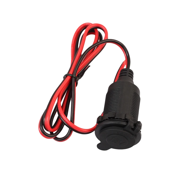 

Car Socket 12/24 V DC Female Car Charger Cigar Lighter Plug Car Accessory Cigar Power Plug Adapter Plug