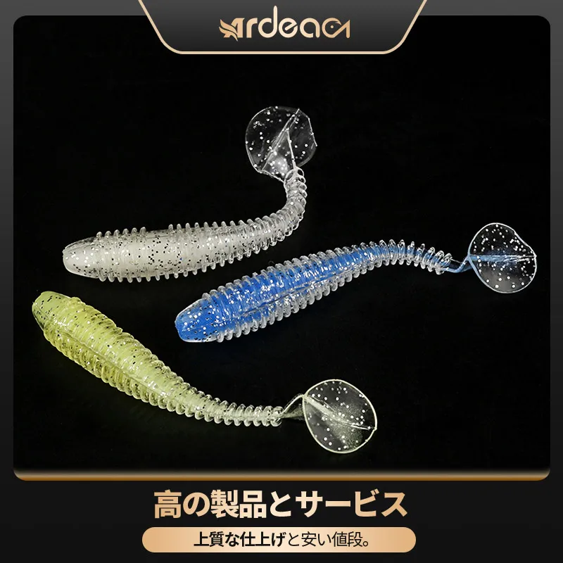 

ARDEA Worm Soft Lures 70mm/3g Silicone Bait Goods For Fishing lure Sea Swimbait Wobblers Artificial Bass Pike Fishing Tackle