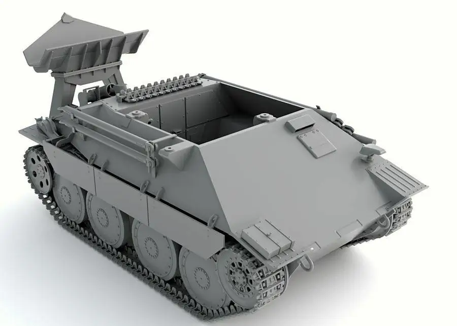 Модель Thunder 1/35 TM35101 немецкий бергепанцер Второй мировой войны 38 Hetzer Late | Игрушки и