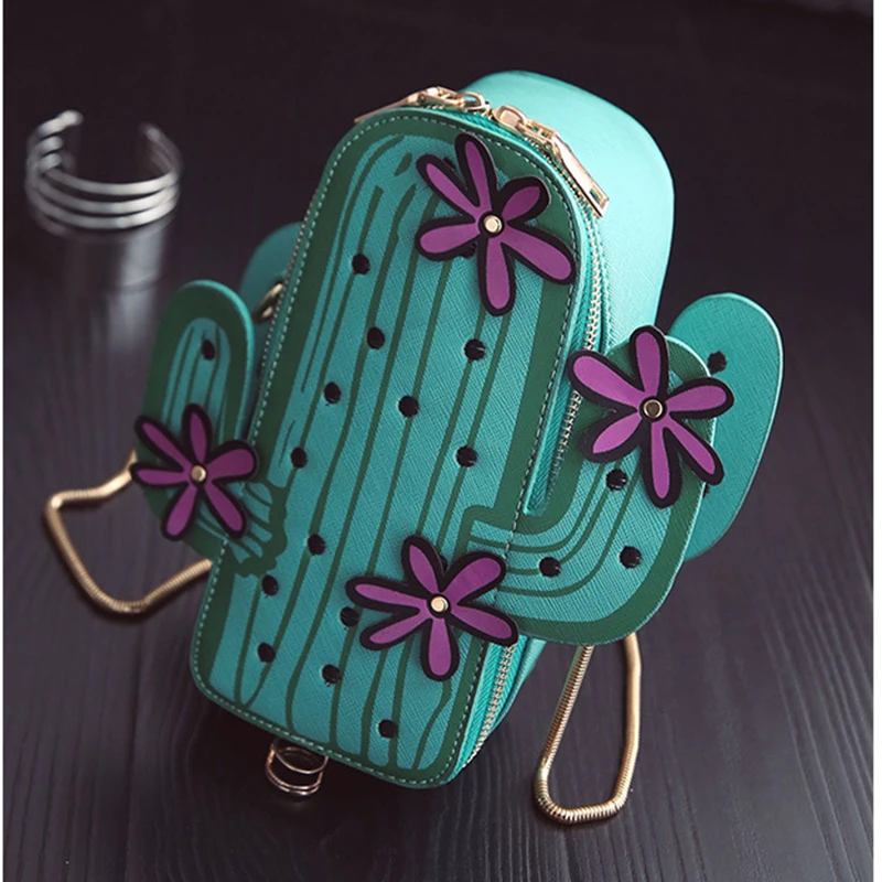 Кошелек &quotкактус&quot Модный креативный роскошный дизайн сумка через плечо