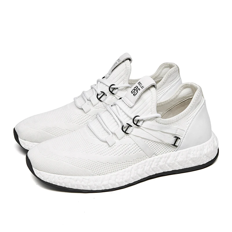 

KANGNAI Men Shoes Sneakers Plastic Band Breathable Comfortable Walking Tenis Lightweight Mens Casual Shoes