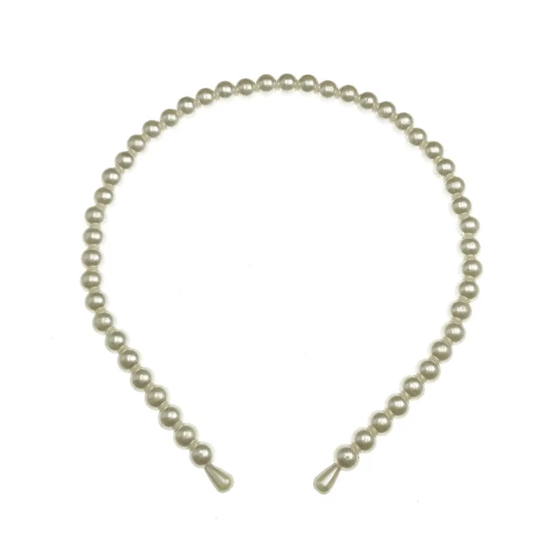 Элегантный Полный ободок для волос девушек женщин обруч вечерние жемчужные