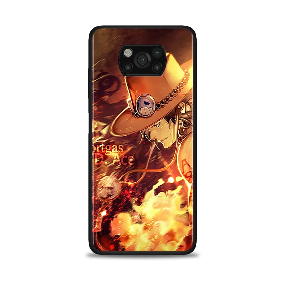 

One Piece ACE Case Shell For Xiaomi Poco X3 NFC 6.67 inch Silicone Soft TPU Phone Cover For Xiaomi Poco M3 Cases Bumper Fundas