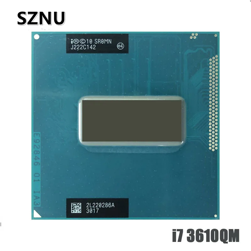 

Intel Core i7-3610QM i7 3610QM SR0MN 2,3 Quad-Core 6 45 G2 / rPGA988B