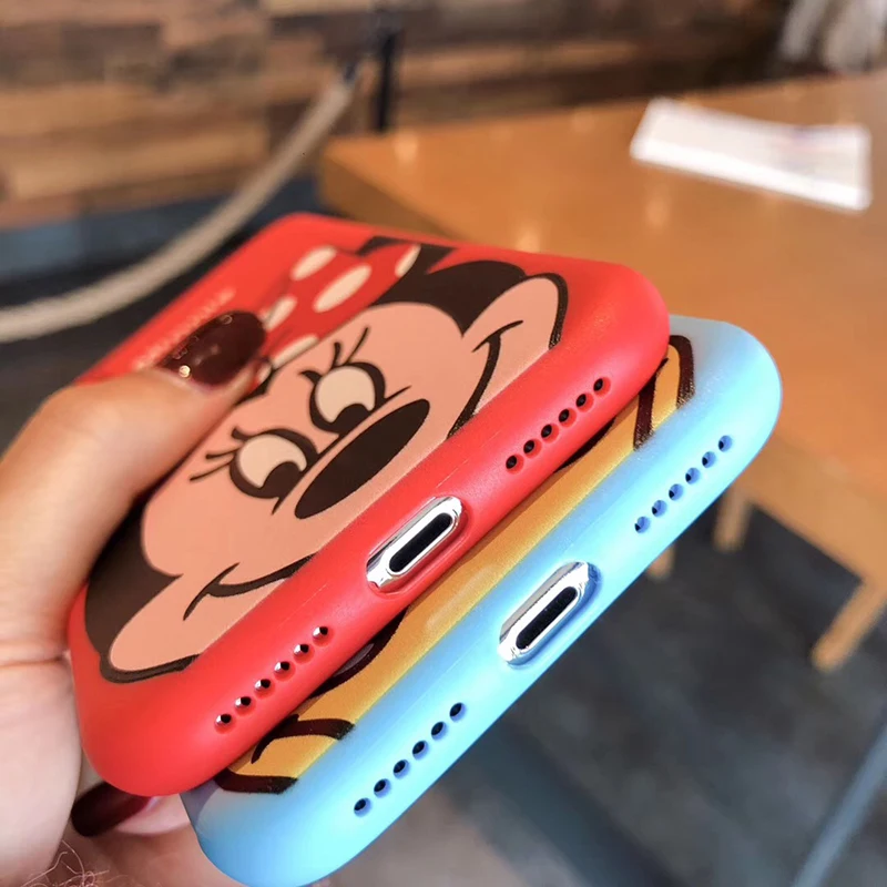 3D Минни Маус, милая Минни держатель кольцо чехол для iphone 6 S plus, 7, 7 plus, 8, 8 plus, X XS XR MAX 11 Pro мультфильм девочка игрушка чехол для телефона capa