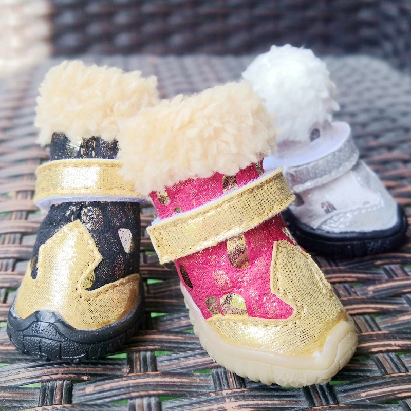Обувь с золотыми украшениями для чихуахуа йоркширской собаки Повседневная