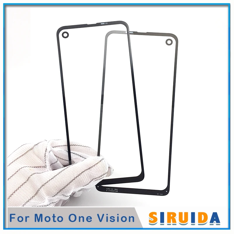 10 шт./лот ЖК-экран Передний сенсорный экран Внешний стеклянный внешний объектив