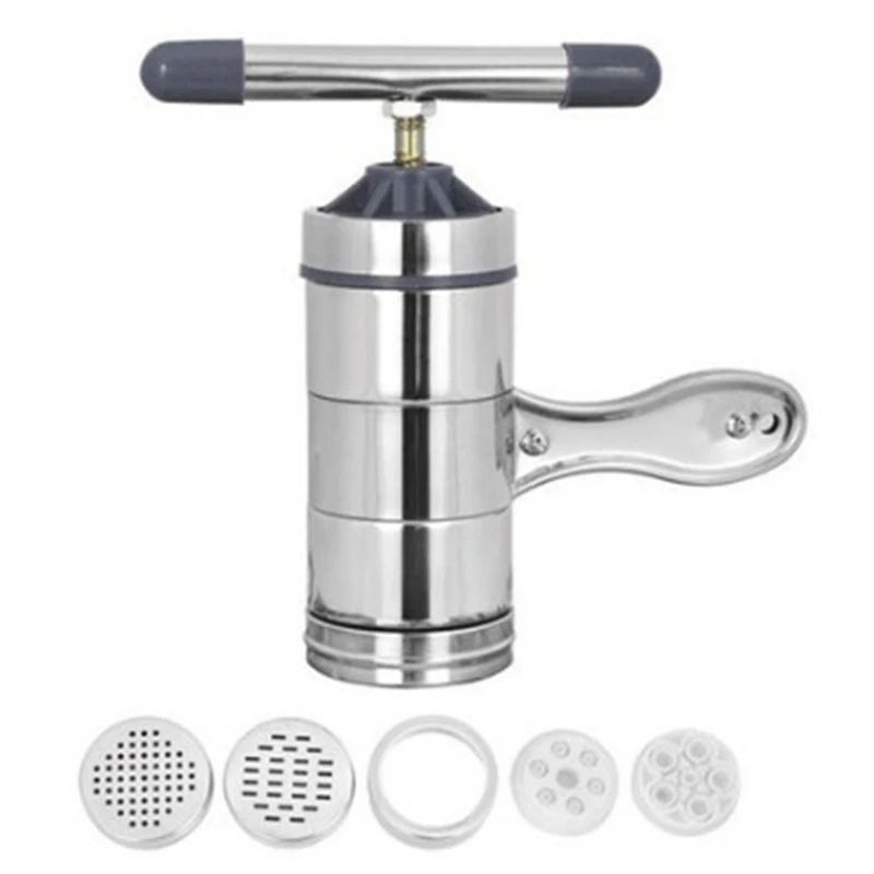 

Manual Stainless Steel Pasta Maker Pasta Press Crank Cutter Fruit Juicer Cookware Making Spaghetti Kitchen Tool