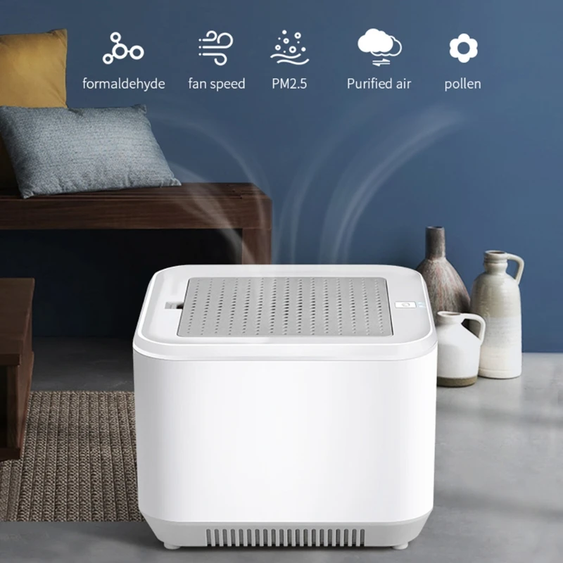

Air Purifiers for Home Allergies Pollen Dust Smoke Pet Hair, Up to 10m,Sleep Mode, Ozone Free, 20dB Quiet Air Cleaner