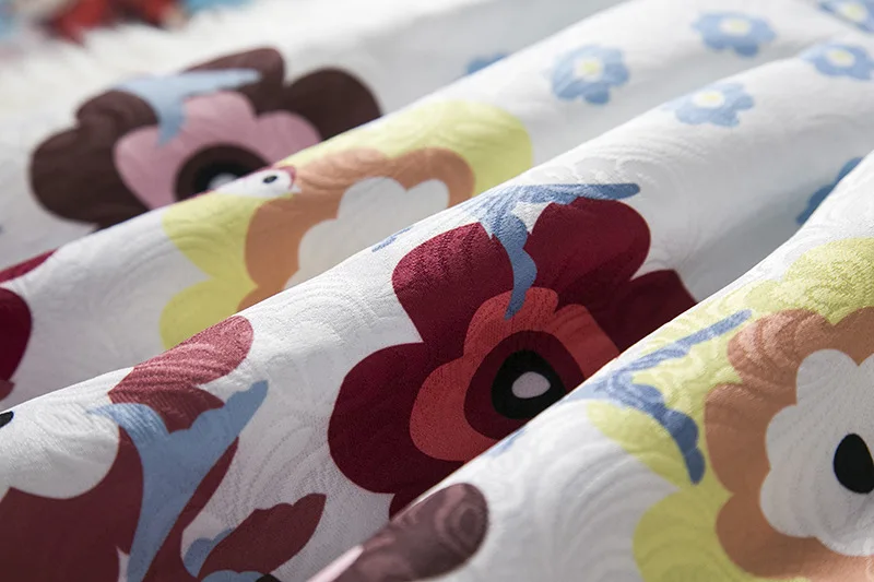 

New Arrival Kid Flower Girl Dresses Flora Bird Print Sweet Sleeveless O-neck Little Girls Pageant Dresses Vestidos