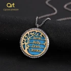 Древо жизни коробка Арома ожерелье магнитное ароматерапия из нержавеющей стали диффузор эфирного масла коробка духов медальон именные украшения