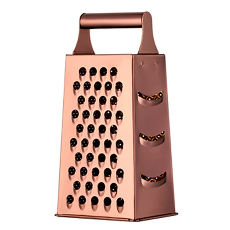 

Stainless Steel Box Grater 4 Sided Grater And Slicer Hand Shaver For Cheese Nuts 97QD