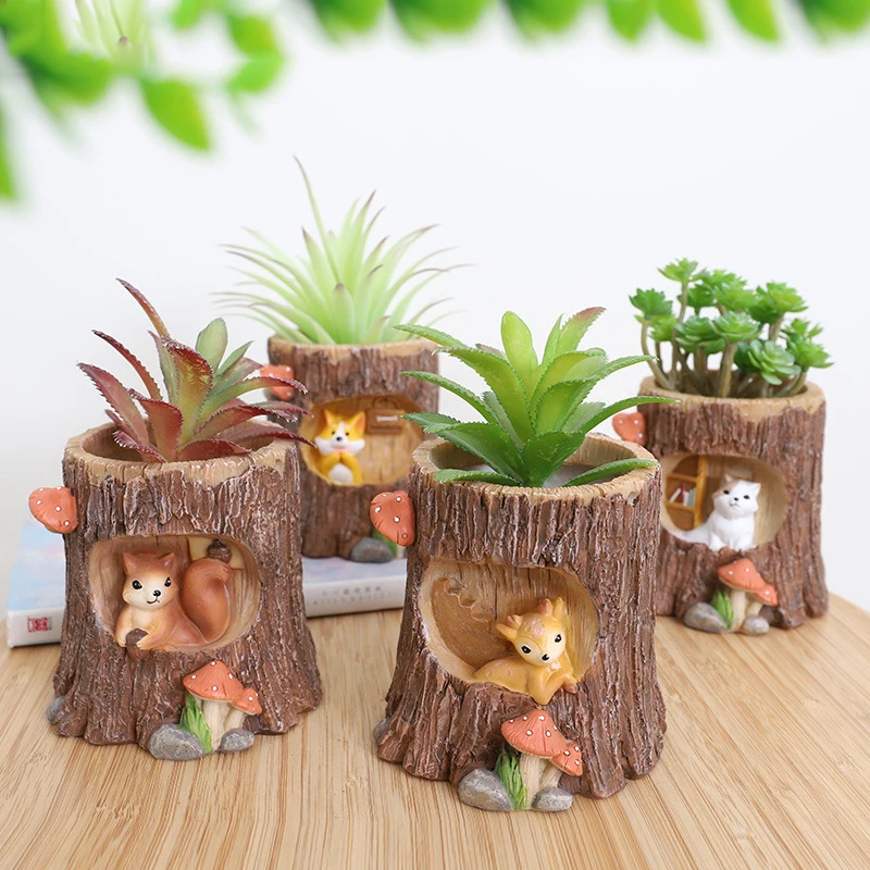 Домашний сад мультфильм планшетофон подвесная корзина Женский творческий