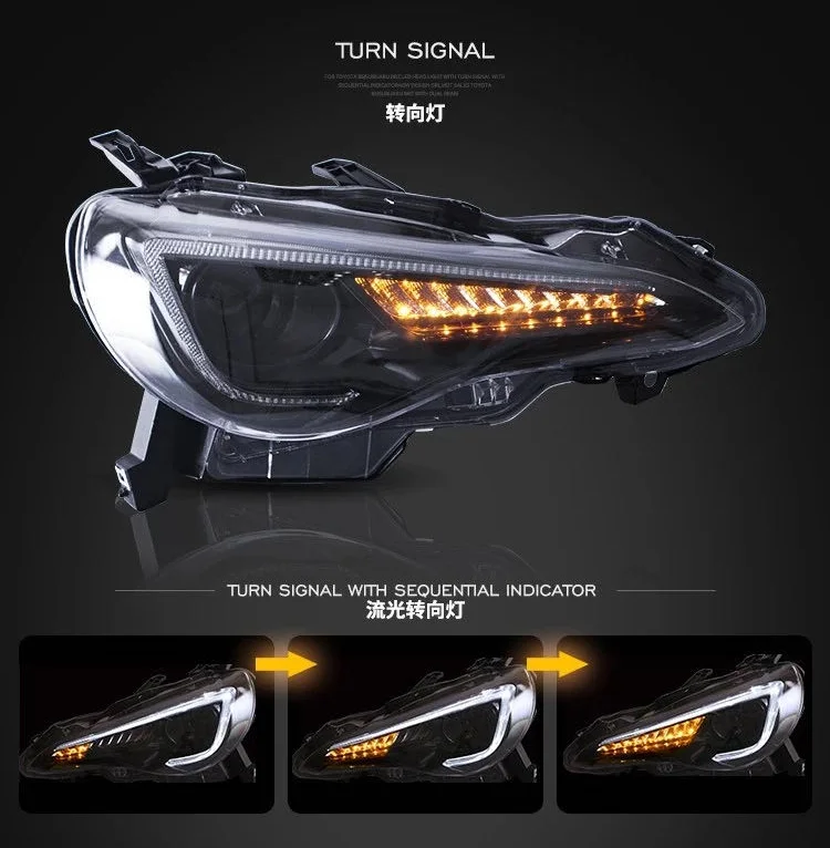 VLAND factory автомобильные аксессуары для GT86 2012-UP& BRZ 2013-UP/FRS светодиодный фонарь в сборе