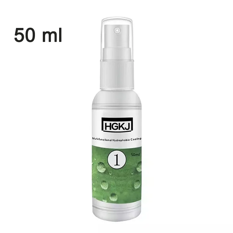 50ml Нано гидрофобное покрытие жидкое стекло водонепроницаемый спрей непромокаемый для стеклянной ткани ткань обувь агент HGKJ 1 - Цвет: 50ml
