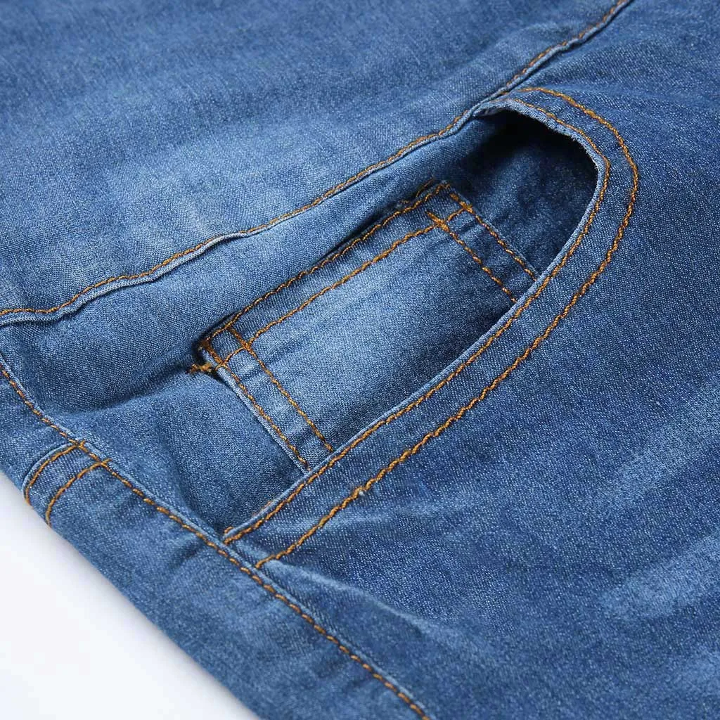 

Jeans For Women With High Waist Hole Pants For Women Plus Up Large Size Elastic Skinny Jeans Woman Button Denim Streetwear #T3G