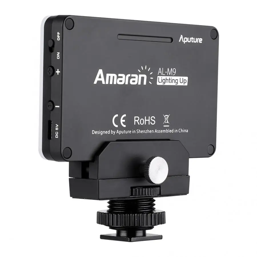 Aputure AL-M9 карманный светодиодный светильник для видеосъемки студийный светильник перезаряжаемый фото светильник CRI/TLCI 95+ фильтр для Canon Свадебная пленка