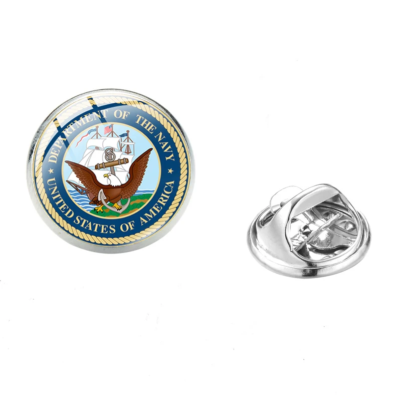 Профессиональные булавки для воротника морской пехоты США Классическая