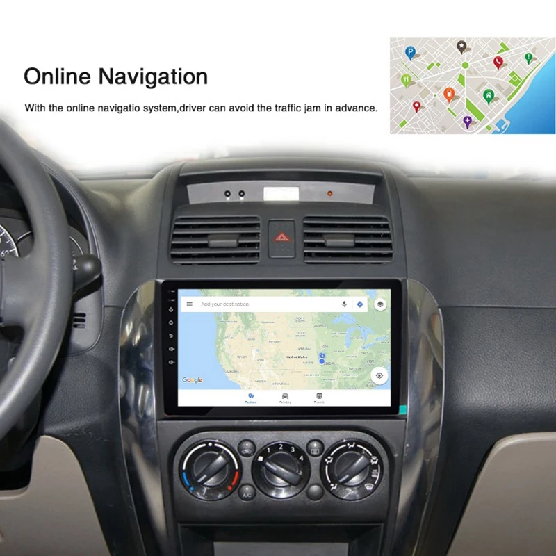 Android 9 0 2 + 32G Автомобильный DvD стерео для Suzuki SX4 2006-2015 дюймов Din HD IPS сенсорный GPS