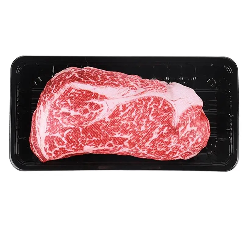 

Squeaky Simulation Steak Dog Toy Funny Interactive Dog Toy Stuffed Puppy Chew Toy Pet Teething Toy Dog Sound Toy Legendog