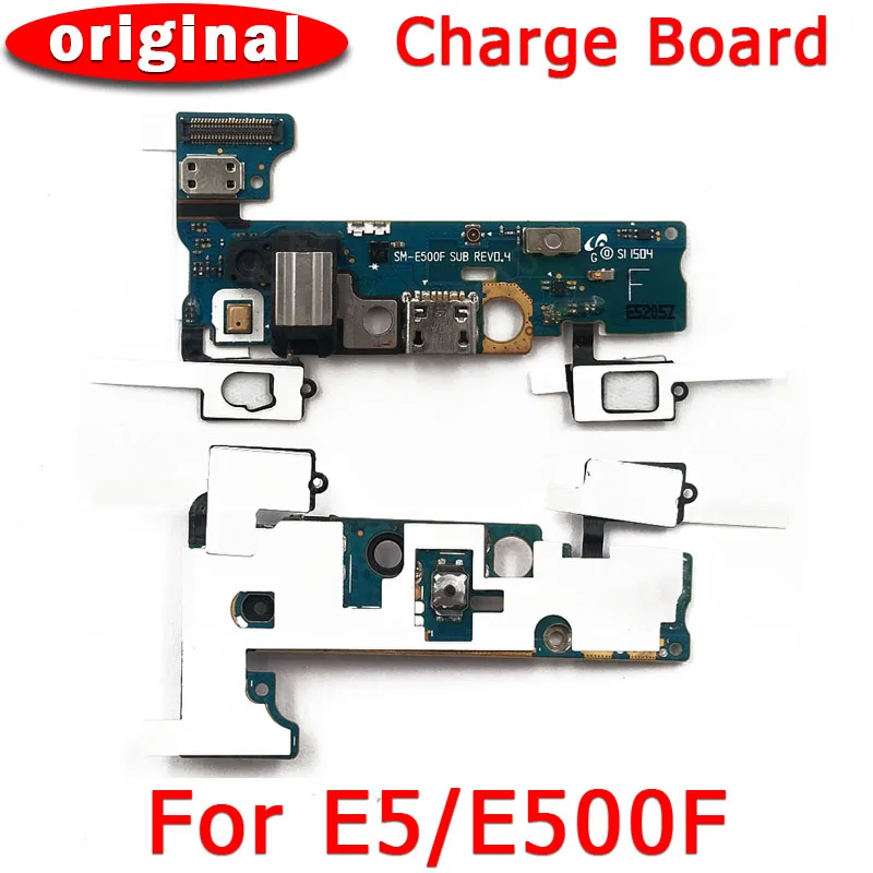 Оригинальный зарядный порт для Samsung Galaxy E5 E500F USB зарядная плата E7 E700F PCB док разъем