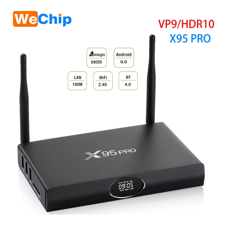 Приставка Смарт ТВ X95 Pro Android 6 0 1 + 8 Гб Amlogic S905X Wi Fi Bluetooth|ТВ-приставки и медиаплееры| |